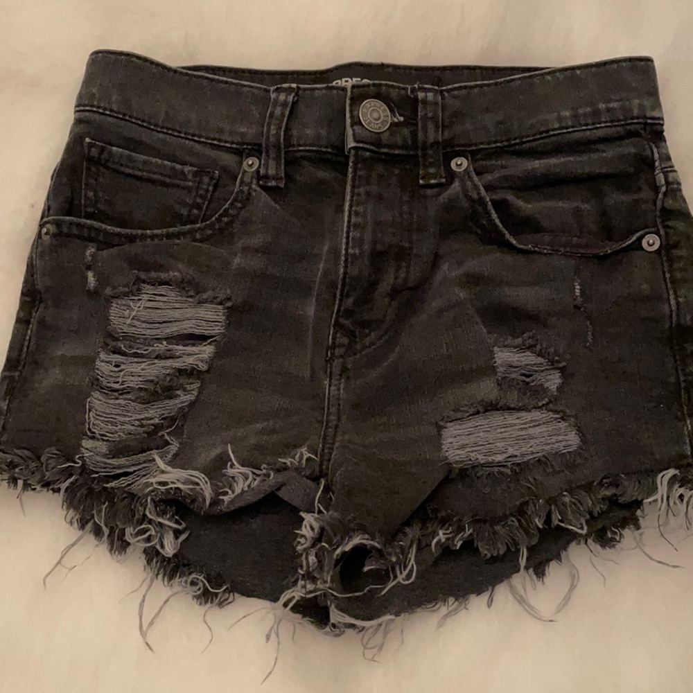 Express jean shorts size 0